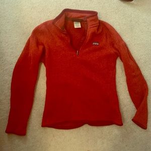 Patagonia sweater in good conversation